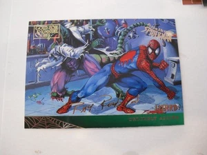 1995 Fleer Ultra Spider-Man #131 Lizard Man - Gold Foil Signature Series - Picture 1 of 2