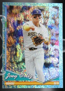 Joey Ortiz - 2024 Topps Archives 11/75 Aqua Sparkle Foilboard #271 - Brewers - Picture 1 of 3