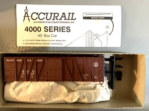 Accurail HO Kit #4210 40’ O B Caja Extremos de Acero Caja Coche 187002 - Imagen 1 de 2