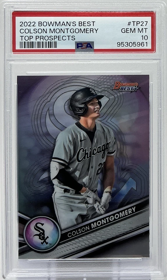 Colson Montgomery Rookie PSA 10 - 2022 Bowman's Best Prospects -White Sox Phenom - Image 1 of 4