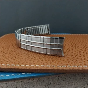 11/16" 17,2mm Edelstahl Scott unbenutzt nos 70er Jahre Vintage Uhrenarmband - Bild 1 von 6
