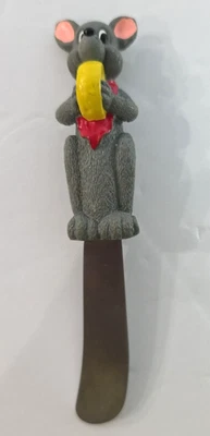 Sagaform 鼠标和奶酪 新颖不锈钢 5.75 英寸刀摊铺机 — 第 1/4 张图片