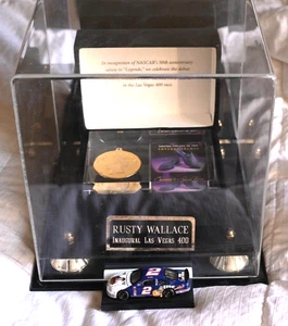 1998 Nascar Las Vegas Elvis Presley Rusty Wallace 25 Anniv Plaque PLUS THE CAR! - Picture 1 of 9