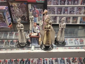 Avon Presidents Club Mrs Albee Representatives Award Lady Figurine Vintage Lot - Picture 1 of 7