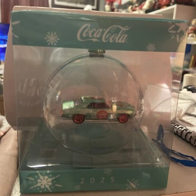 2025 MEW M2 MACHINES  Christmas Ornament CHASE - Coca-Cola 1969 Chevy Camaro - Image 1 of 4