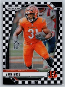 2024 Panini Prizm #56 Zack Moss Black and White Checker - Bild 1 von 2