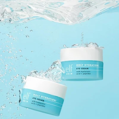 e.l.f. Creme para os olhos Holy Hydration – Hidratação rica, minimizador de círculo escuro, vegano - Imagem 1 de 4