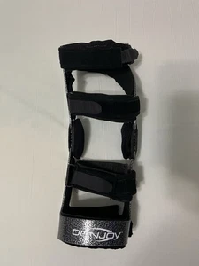DonJoy Armor FourcePoint Left Knee Brace Black/Gray Adjustable - Picture 1 of 8