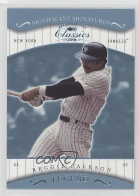Donruss Classics Legend Significant Signatures 2001 muestra Reggie Jackson Salón de la fama Foto 1 de 2