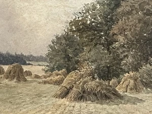 Acuarela Escuela Inglesa Siglo XIX - Firmada y fechada 1878 Se requiere investigación - Imagen 1 de 14