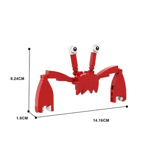 MOC Garten of BanBan Red Crabs Building Block Sea Creatures Decor Kids Toys Gift - Bild 1 von 1