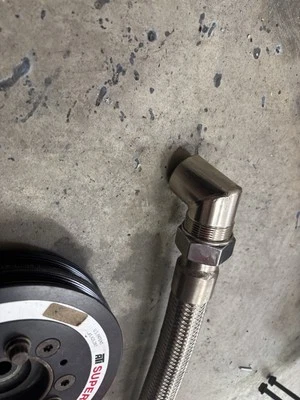 Steel Barded Radiator Hose/Line 03-05Dodge Neon Srt4 - Image 1 of 4