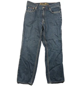 Tommy Bahama Jeans Men 36x34 (36x30) Dark Blue Relaxed Indigo Palms Denim Pants - Picture 1 of 8
