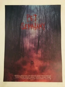 "PET SEMATARY" 2019 Movie Stephen King MONDO 18" X 24" Lithograph Poster Print - Picture 1 of 5