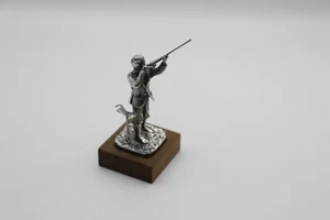 Vintage Silver Shooting Figurine Hallmarked Birmingham 1978 Ammonite Silver Ltd - Imagen 1 de 14
