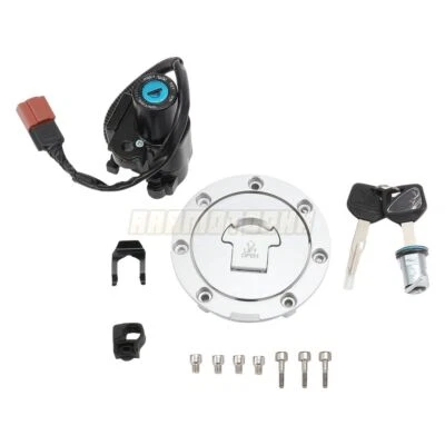Juego de tapa de combustible llave de bloqueo interruptor de encendido para Honda CBR1000RR 2008-2013 35010-MFL-67 Foto 1 de 4