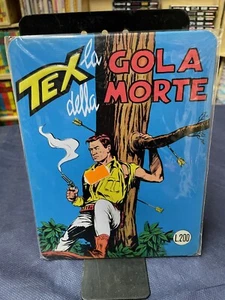 TEX la gola della morte Targa in Metallo Sergio Bonelli edizione 1999 collezione - Imagen 1 de 3
