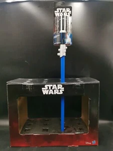 STAR WARS SPADA BASE LIGHTSABER DARTH VADER Hasbro BLUE OBI-WAN ANAKIN LUKE - Imagen 1 de 3