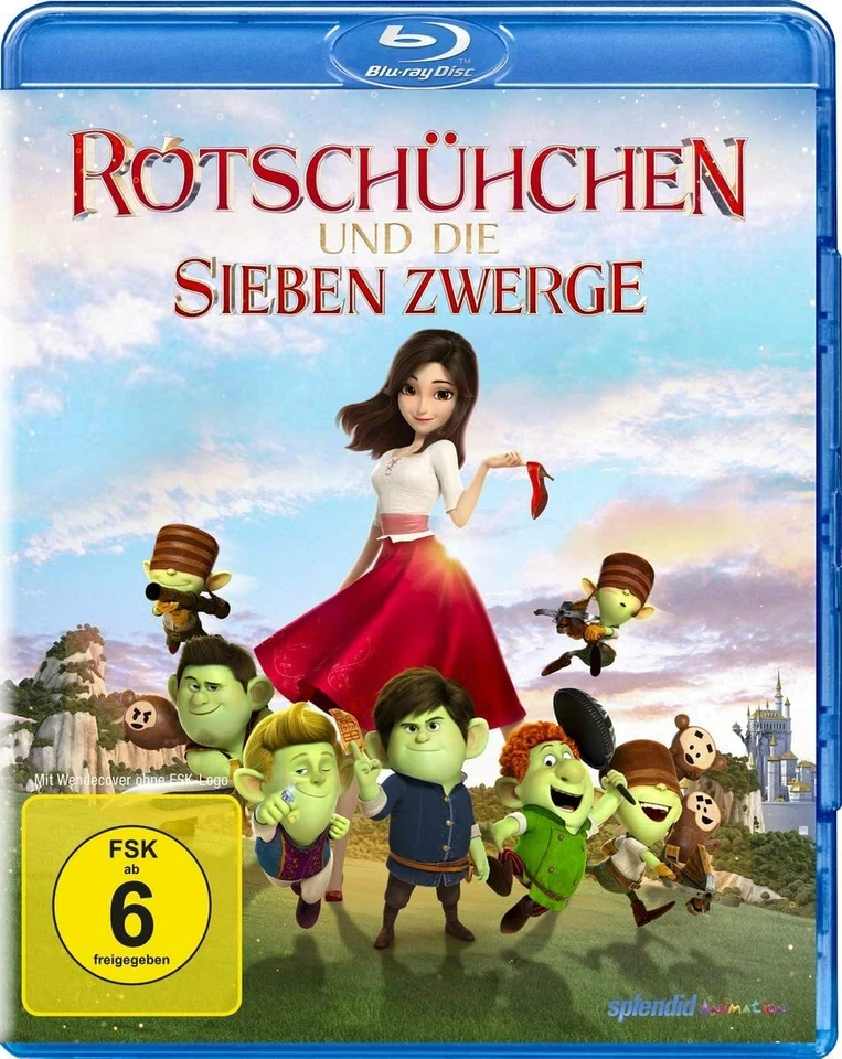 RED SHOES AND THE SEVEN 7 DWARVES *2019 Animated* USED Region B Blu Ray - Image 1 of 1