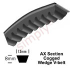 AX45.25 Major Brand AX-Section Cogged V-Belt