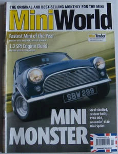 MINI WORLD Feb 2001 inc 64 Morris Cooper S MIGLIA RACERS 1380cc STEEL SPRINT - Picture 1 of 1