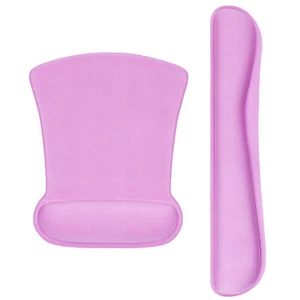 Gaming MousePad Handgelenkstütze & Tastatur Handgelenk Pad Combo Set - Farbe Lila - Bild 1 von 5