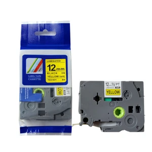 Cinta adhesiva amarilla para etiquetadora TapeMate-12BY8 - Imagen 1 de 1