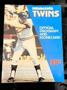 Minnesota Twins Baseball Programm 1973 offizielles Spielmagazin MLB - Bild 1 von 3