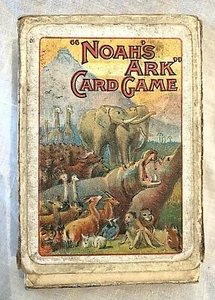 Juego de Cartas Arca de Noé De Colección, De La Rue 1905, Caja Original - Cromolitografías - Imagen 1 de 11
