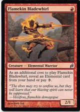 Flamekin Bladewhirl *PLAYSET* Magic MtG x4 Lorwyn SP