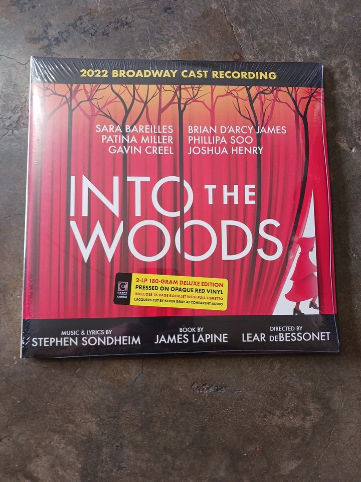 Into The Woods by SONDHEIM STEVEN  BAREILLES SARA 2LP RED Vinyl Deluxe Edition  Foto 1 de 3
