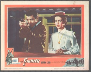 Fighter 11x14 Lobby Card #8 Richard Conte Vanessa Brown