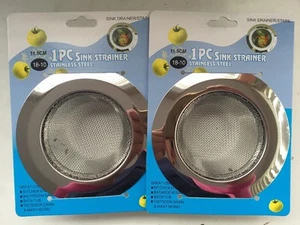 2pcs 4.5" Stainless Steel Sink Strainers for Kitchen Sink Drain Strainer - Picture 1 of 2