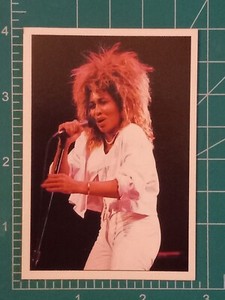 TINA TURNER 1986 Panini Smash Hits Collection ROCK pop MUSIC CARD
