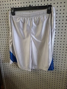 Nike Shorts Herren groß weiß Basketball elastisch Kordelzug Mesh schwer - Bild 1 von 6