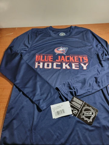 Columbus Blue Jackets Officially Licensed Youth Long Sleeve T-Shirt M(10/12) Cover