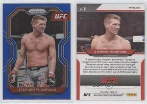 2021 Panini Prizm UFC Blue Prizm /199 Stephen Thompson #81