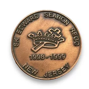 Vintage Masonic Grand Commandery Knights Templar Coin Token New Jersey 1999 - Picture 1 of 2