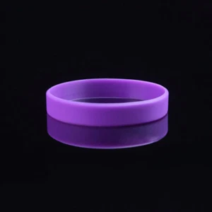 Silicone Rubber Sports Bracelet Wristband Fashion Women Men Bangles 12 Colors - Picture 1 of 23