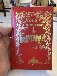 Old Christmas by Washington Irving, Illustrated Hardcover Red Gilt 1976 Like New - Picture 1 of 8