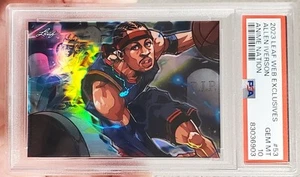 Tarjeta ALLEN IVERSON Graduada 2023 Leaf Web EXC #53 Anime Nation #/232 PSA 10 - Imagen 1 de 4