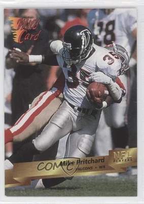 1993 Wild Card Mike Pritchard #105 - Image 1 of 2