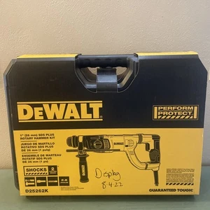 OPEN BOX DEWALT Rotary Hammer, SDS with Shocks, D-Handle, 1-Inch (D25262K) - Picture 1 of 8