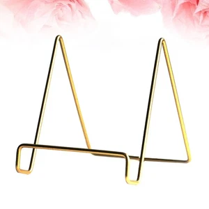 Metal Bookshelf Travel Office Reading Desk Bookrest Tabletop Display - Afbeelding 1 van 12