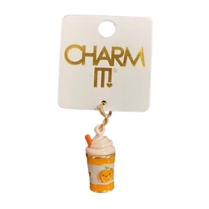 CHARM IT! Gold Pumpkin Spice Latte Charm - Picture 1 of 1