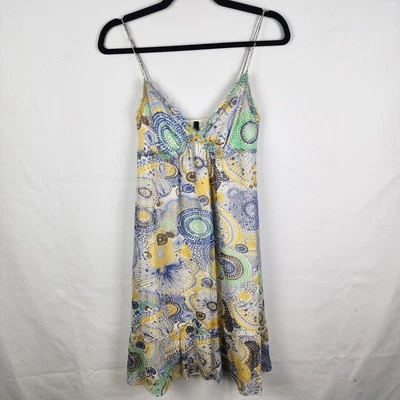 Vestido Poleci Y2K Babydoll Empire Cintura Seda Talla 4 Años 2000 Cottagecore Fairycore  Foto 1 de 4