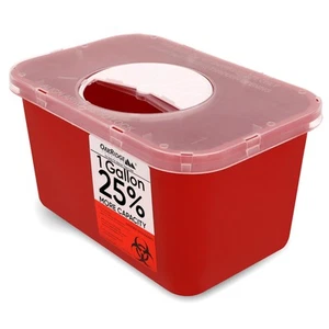 Oakridge Products Large Sharps Container for Home Use and Professional 1 Gall... - Picture 1 of 6