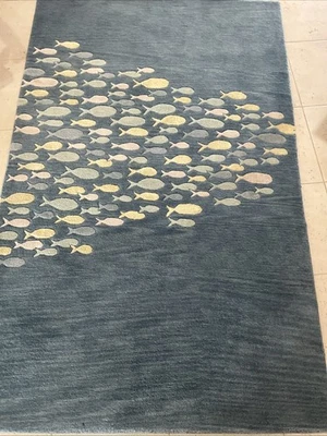 Alfombra Jaipur Living Coastal Resort Escolada 5’ X 8’ Azul/Gris Modelo COR01 Foto 1 de 4