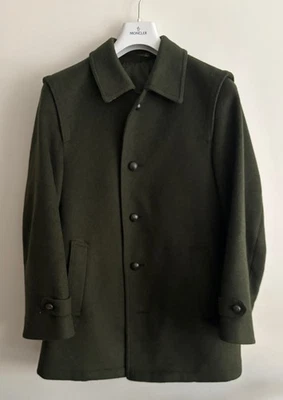 Vintage Lodenfrey Loden Green Wool Coat/Overcoat/ Car Coat - Small/ Medium - Image 1 of 4