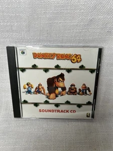 Donkey Kong 64 Soundtrack Music CD Nintendo N64 Game By Rare Case 1999 VTG HTF - Picture 1 of 8